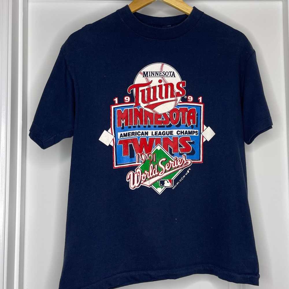 1991 Single Stitch Minnesota Twins World Series ⚾️💙